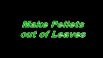 Make leave leaf pellets with GH200 Pellet Mill