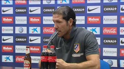 Simeone espera al Espanyol con la duda de Miranda y confianza absoluta en Diego Costa