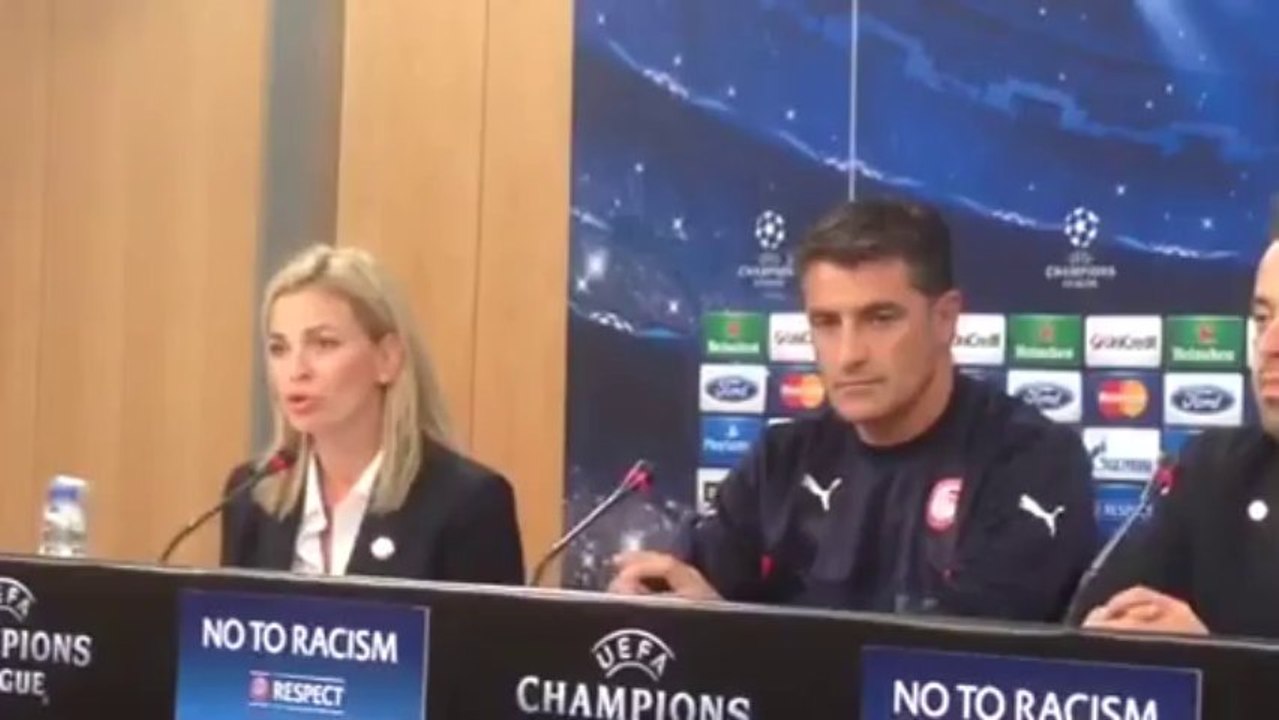 Συνέντευξη Τύπου Μίτσελ 1 (Μπενφίκα - Ολυμπιακός, Champions League 2013-14)