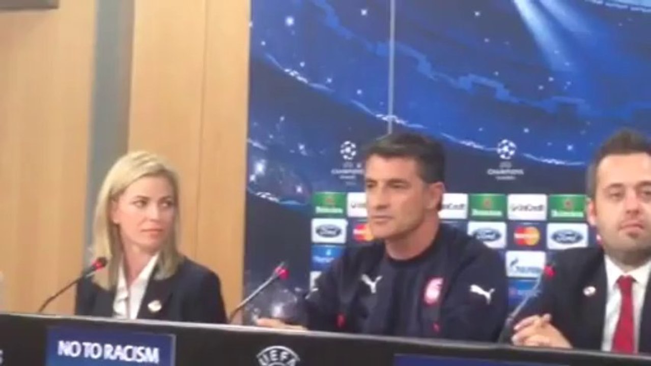 Συνέντευξη Τύπου Μίτσελ 2 (Μπενφίκα - Ολυμπιακός, Champions League 2013-14)