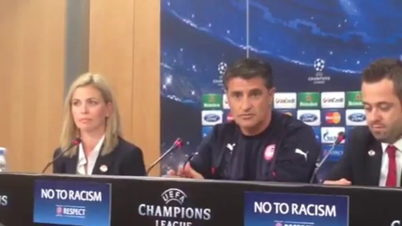 Συνέντευξη Τύπου Μίτσελ 3 (Μπενφίκα - Ολυμπιακός, Champions League 2013-14)