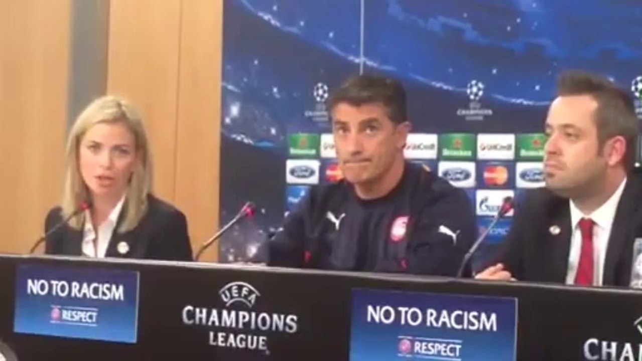 Συνέντευξη Τύπου Μίτσελ 4 (Μπενφίκα - Ολυμπιακός, Champions League 2013-14)