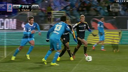 【RFPL13/14】Zenit vs CSKA - 本田圭佑プレー集(18.10.2013)