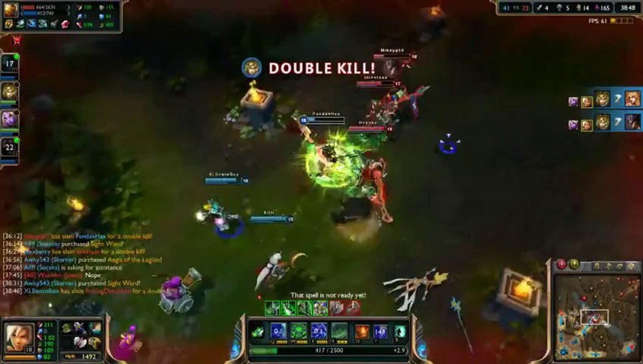 LOL FUN - my pentakill -_- league-of-legends