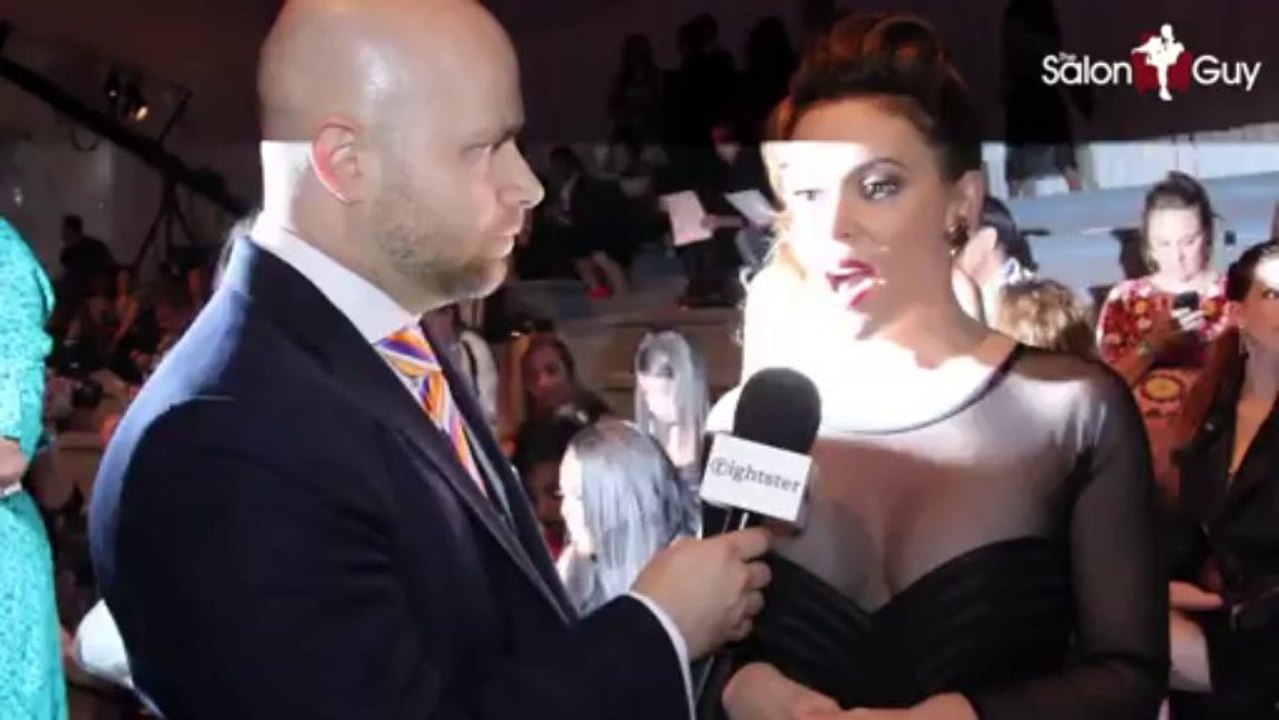 Alyssa Milano at the 2013 Mercedes Benz Fashion Week