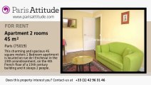 1 Bedroom Apartment for rent - Buttes Chaumont, Paris - Ref. 4361