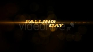 Falling Day - After Effects Template
