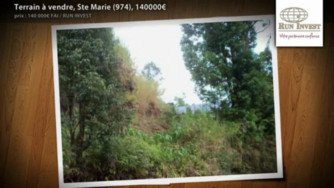 Terrain à vendre, Ste Marie (974), 140000€