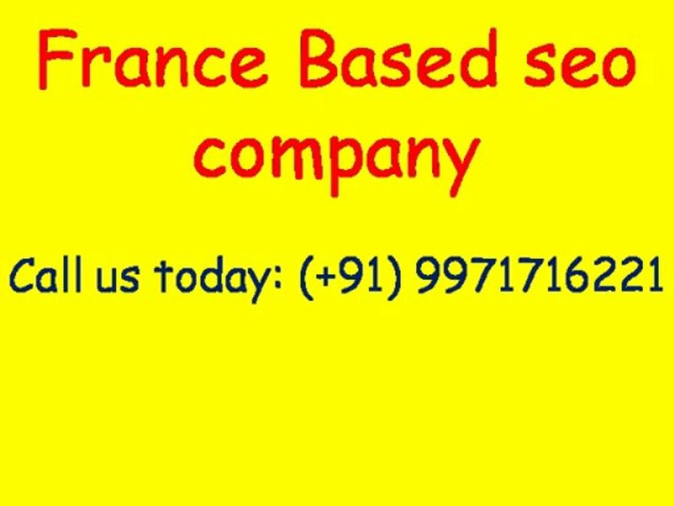 SEO Services in  France | Video - Guaranteed Page 1 Rankings | Call:(+91)-9971716221