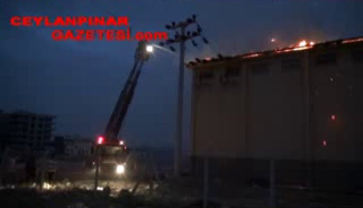 elektrik trafo yandı