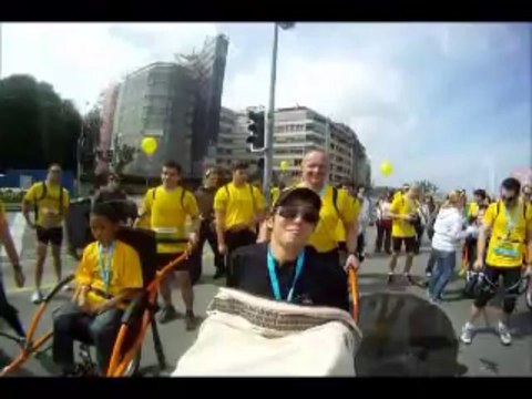 Le semi-marathon de Geneve-Edition 2013- Equipe défi Joelette-Courir Ensemble