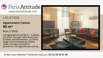 Appartement 2 Chambres à louer - Centre George Pompidou, Paris - Ref. 8324