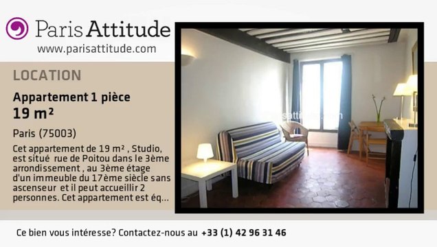Appartement Studio à louer - Temple, Paris - Ref. 6245