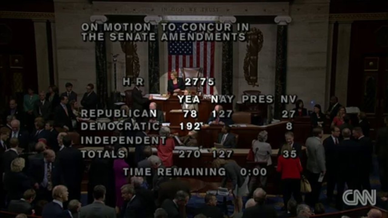 Protest inedit in Camera Reprezentantilor din SUA Constitutia