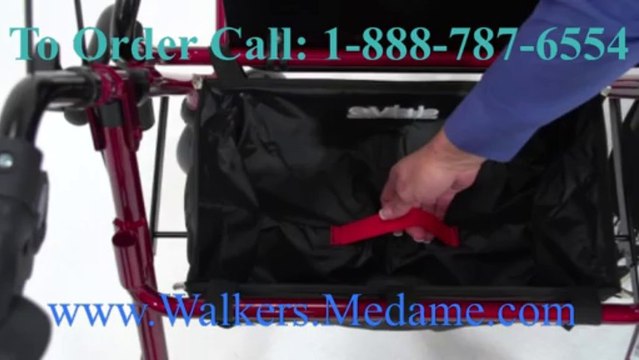 All-In-One Walker Wheelchairs transport chair rollator combo