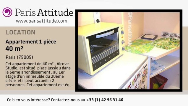 Appartement Alcove Studio à louer - Place Monge, Paris - Ref. 3650