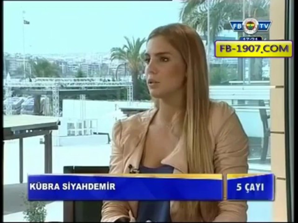 18 Ekim 2013 FBTV 5 Çayı Programı Kübra Siyahdemir