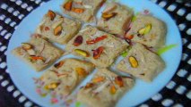 Instant Almond Cheese Burfi (  Fudges )