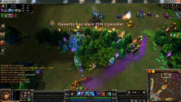 LOL FUN - Never chase a singed - league-of-legends