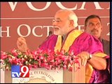 Narendra Modi addresses PDPU convocation - Tv9 Gujarat