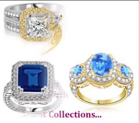 Man made diamond rings