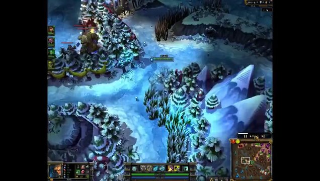 LOL FUN - Nunu steal kill like a boss - league-of-legends