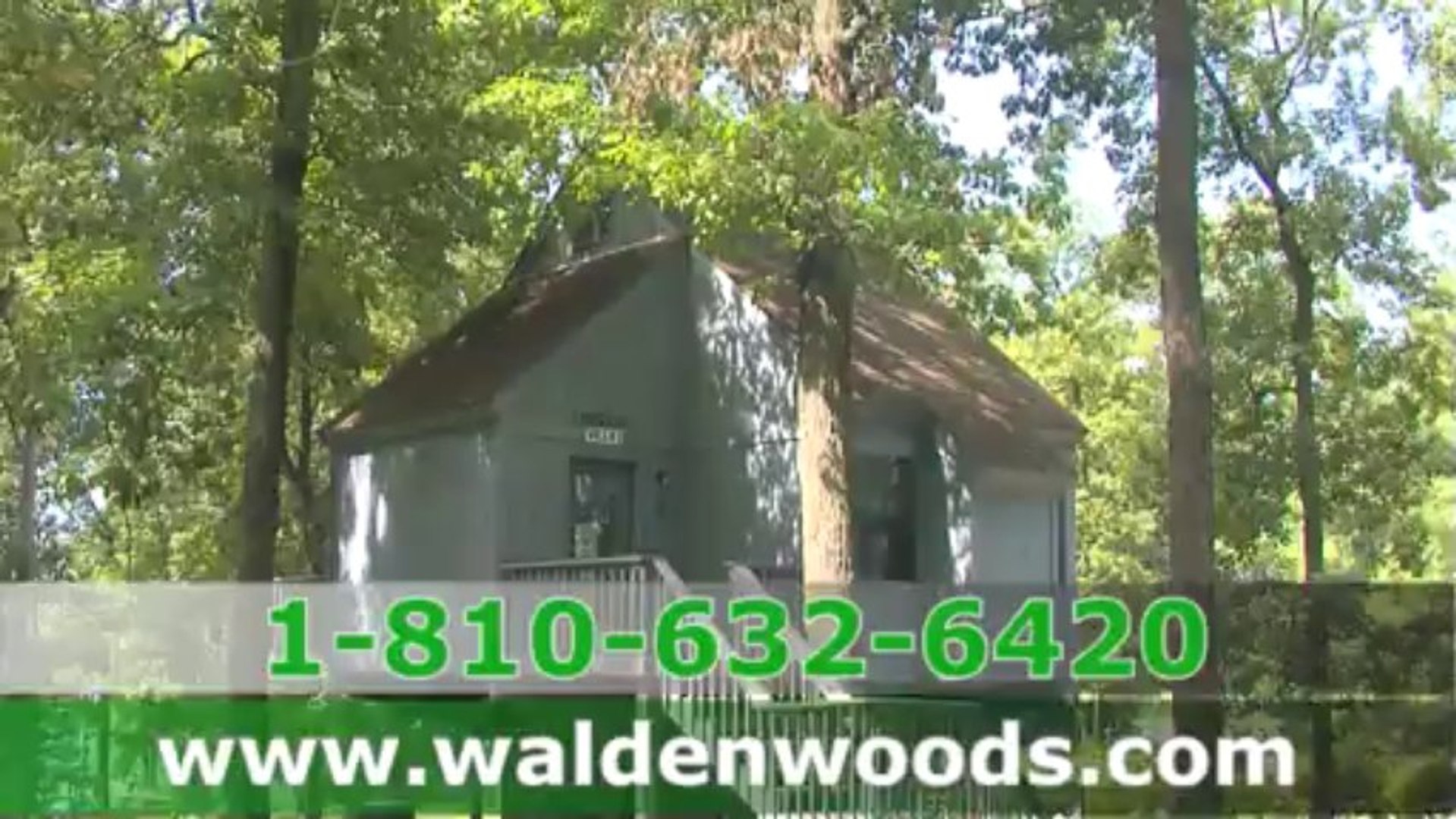 ⁣RV Campgrounds Michigan Cabins In The Woods Waldenwoods Resort