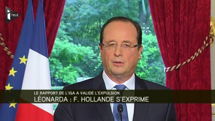 François Hollande : "Leonarda peut revenir si elle le souhaite, mais seule"