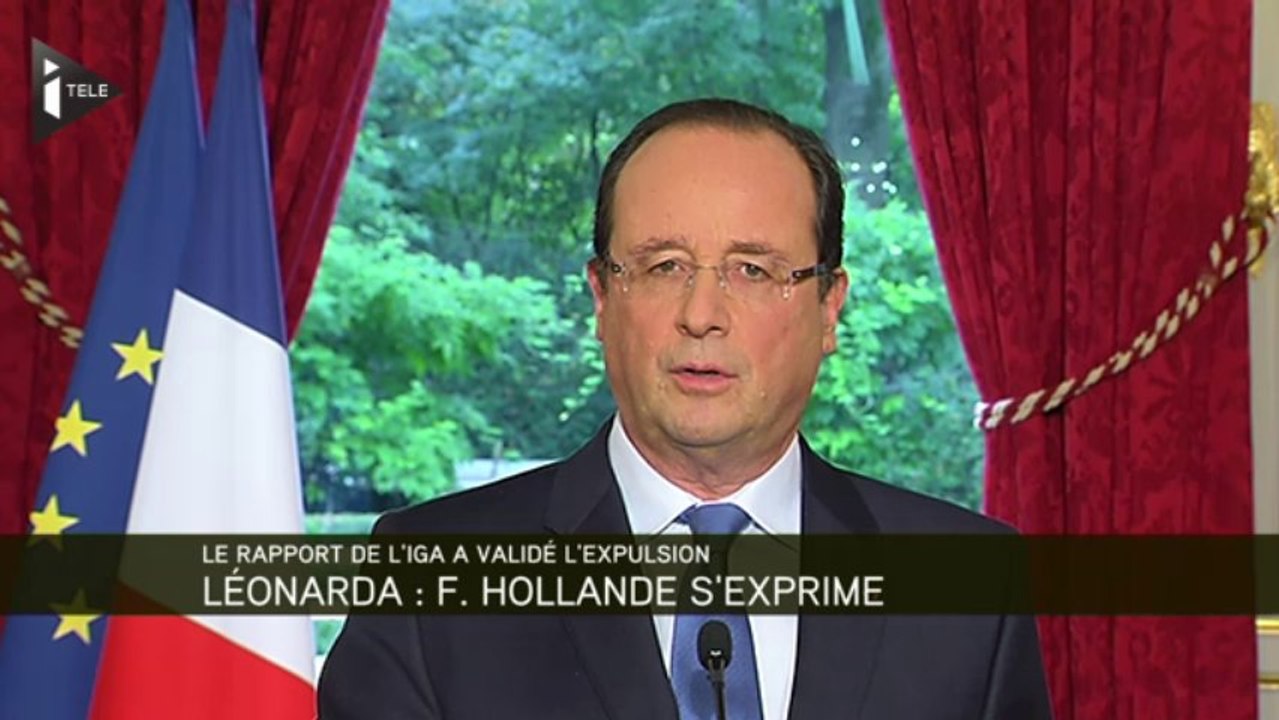 François Hollande : "Leonarda peut revenir si elle le souhaite, mais seule"