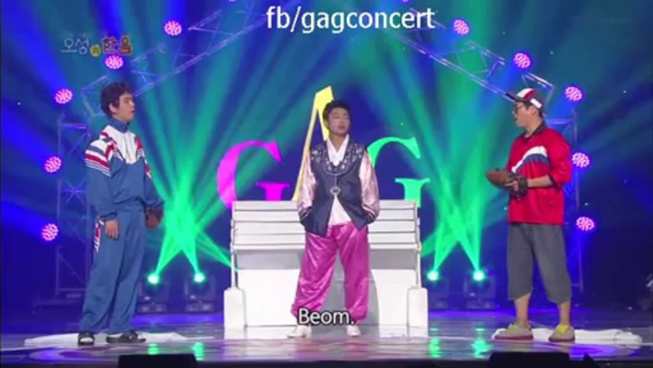 ENG SUBBED Gag Concert -Ohseong & Haneum -   E717   Chuseok Special  (2013.10.10)
