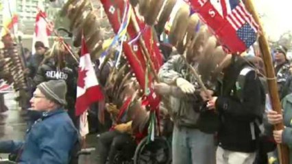 Protesters against fracking clash with Canadian police