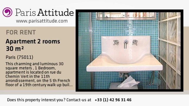 1 Bedroom Apartment for rent - Ménilmontant, Paris - Ref. 6450