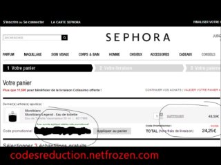 code reduction sephora