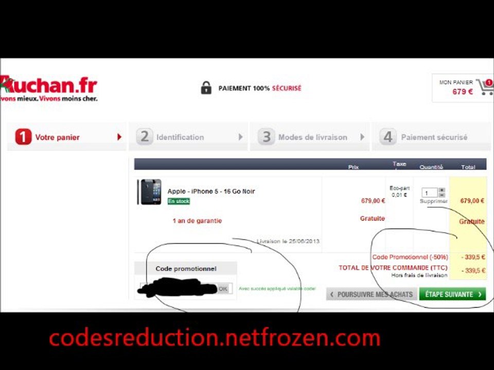 code reduction auchan