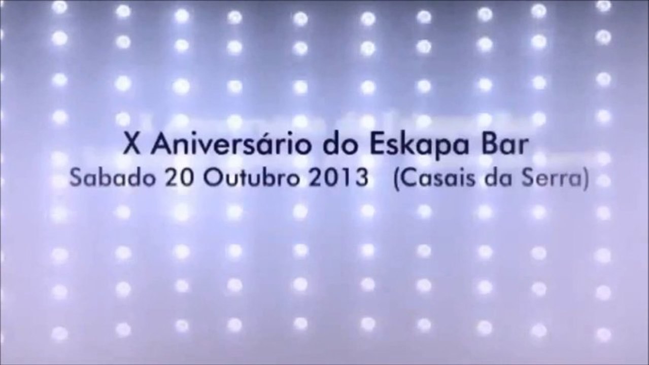 Promo X aniversario Eskapa Bar