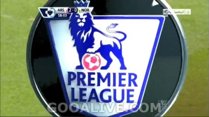 Arsenal vs Norwich City || نوريتش سيتي vs آرسنال || Mesut Ozil Amazing Goal 2-0 ~ 19/10/2013