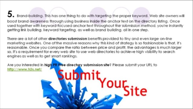 Top Five Benefits Of Directory Submission