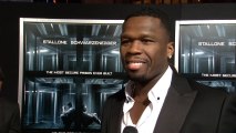 50 Cent Putting In His Two Cents At Escape Plan Premiere