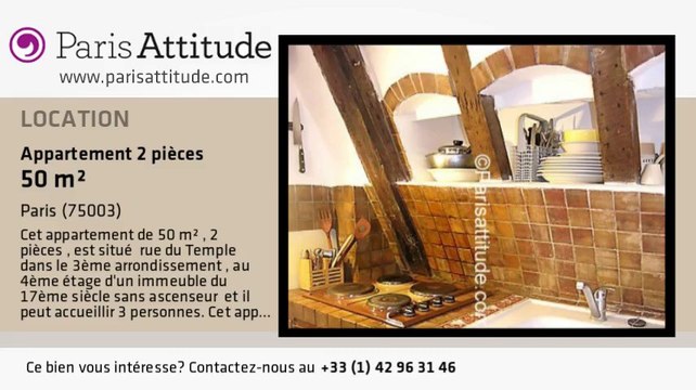 Appartement 1 Chambre à louer - Centre George Pompidou, Paris - Ref. 4758