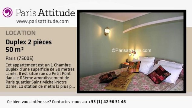 Duplex 1 Chambre à louer - Quartier Latin/St Michel, Paris - Ref. 2110