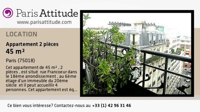 Appartement 1 Chambre à louer - Jules Joffrin - Mairie du 18ème, Paris - Ref. 7756