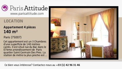 Appartement 3 Chambres à louer - Musée d'Orsay, Paris - Ref. 3551