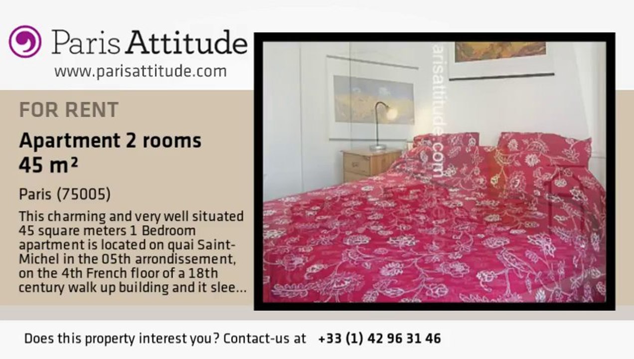 1 Bedroom Apartment for rent - Quartier Latin/St Michel, Paris - Ref. 4612