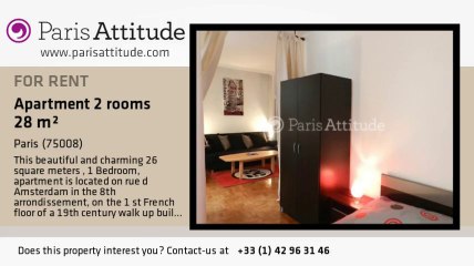 1 Bedroom Apartment for rent - Place de Clichy, Paris - Ref. 8273