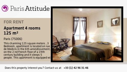 3 Bedroom Apartment for rent - Jardin du Luxembourg, Paris - Ref. 8734