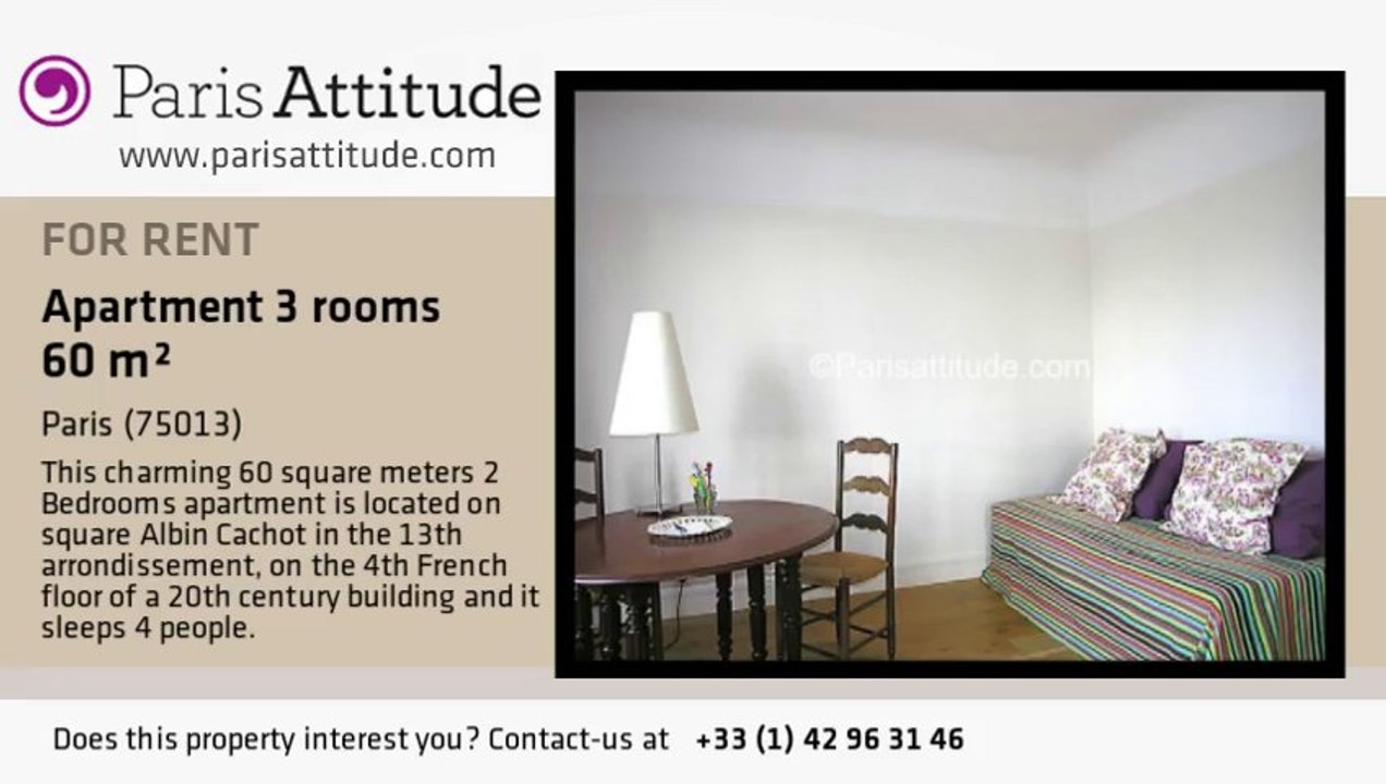 2 Bedroom Apartment for rent - Denfert Rochereau, Paris - Ref. 5159