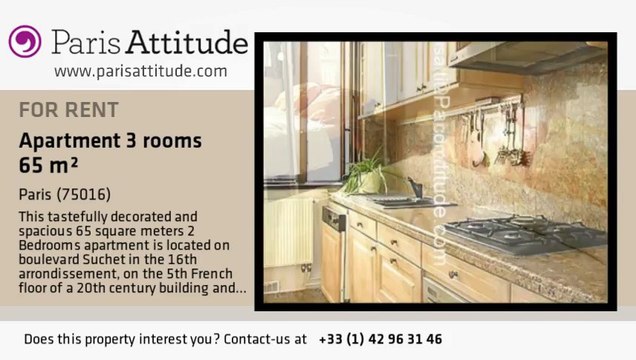 2 Bedroom Apartment for rent - Jasmin, Paris - Ref. 2585