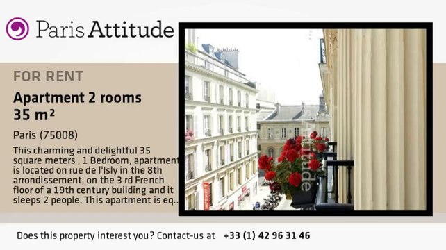 1 Bedroom Apartment for rent - St-Lazare, Paris - Ref. 8725