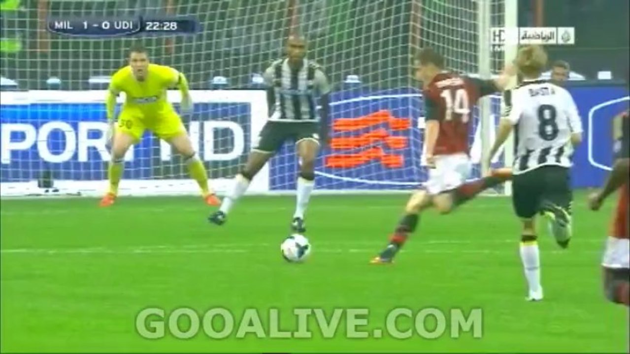 Milan Vs Udinese 3-1 All Goals & Highlighs & HD 19/10/2013