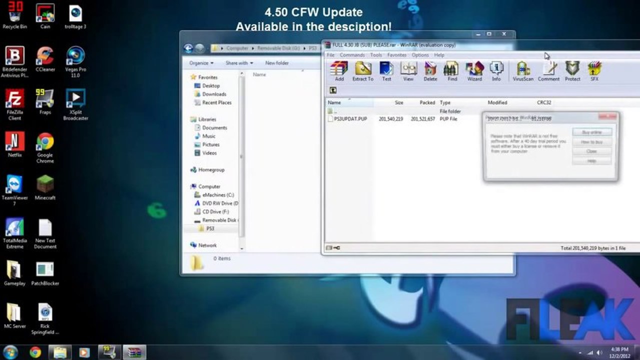 PS3 Jailbreak 4.50 CFW Update Download
